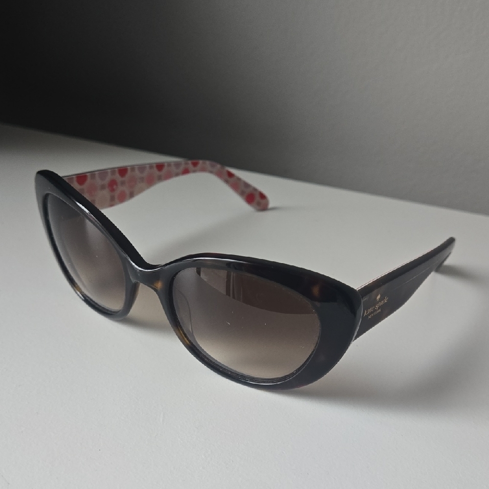 Kate Spade Franca sunglasses with brown face and tortoise temples